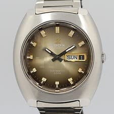 Edox 263813 Diamatic DayDate Brown Automatic Watch Timepiece Wristwatch