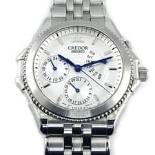 Seiko Credor Pacific GCBG997/4S77-0A20 Watch, Silver Dial, Day-Date, Transparent