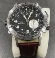 HAMILTON Khaki Aviation ETO Chronograph H77612933 Quartz Watch Black JP