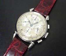 Chronoswiss Classic Chronograph CH7403 Automatic Silver Dial Leather Mens Watch