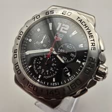 TAG HEUER FORMULA 1 MENS WATCH CAU1112 CHRONOGRAPH STEEL SWISS QUARTZ WITH DATE.