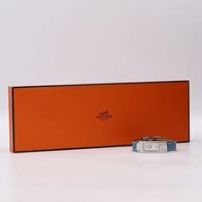 Hermes Watch Kelly Double Tour KT1.210 Quartz White Dial Leather Women's w/Boxed