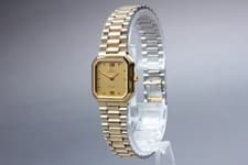 Vintage 1984 Omega DeVille Gold Dial Quartz Cal.1375 Ref.595.0043 [Near Mint]
