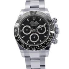 ROLEX Cosmograph Daytona 40mm Stainless Steel Black Dial 126500LN