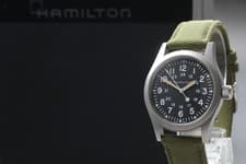 [N MINT w/Case] HAMILTON Khaki Field H694390 38mm Black Dial Manual Men's Watch