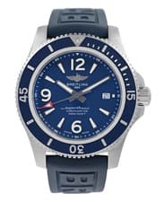 Breitling Superocean A17367D81C1S1 Blue Dial Date Steel 44MM Men's Automatic