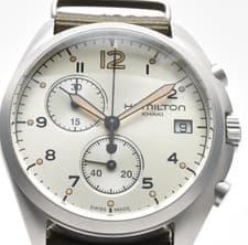 [NEAR MINT] Hamilton H765520 Khaki Aviation Pilot Pioneer Qz Mens Watch JAPAN