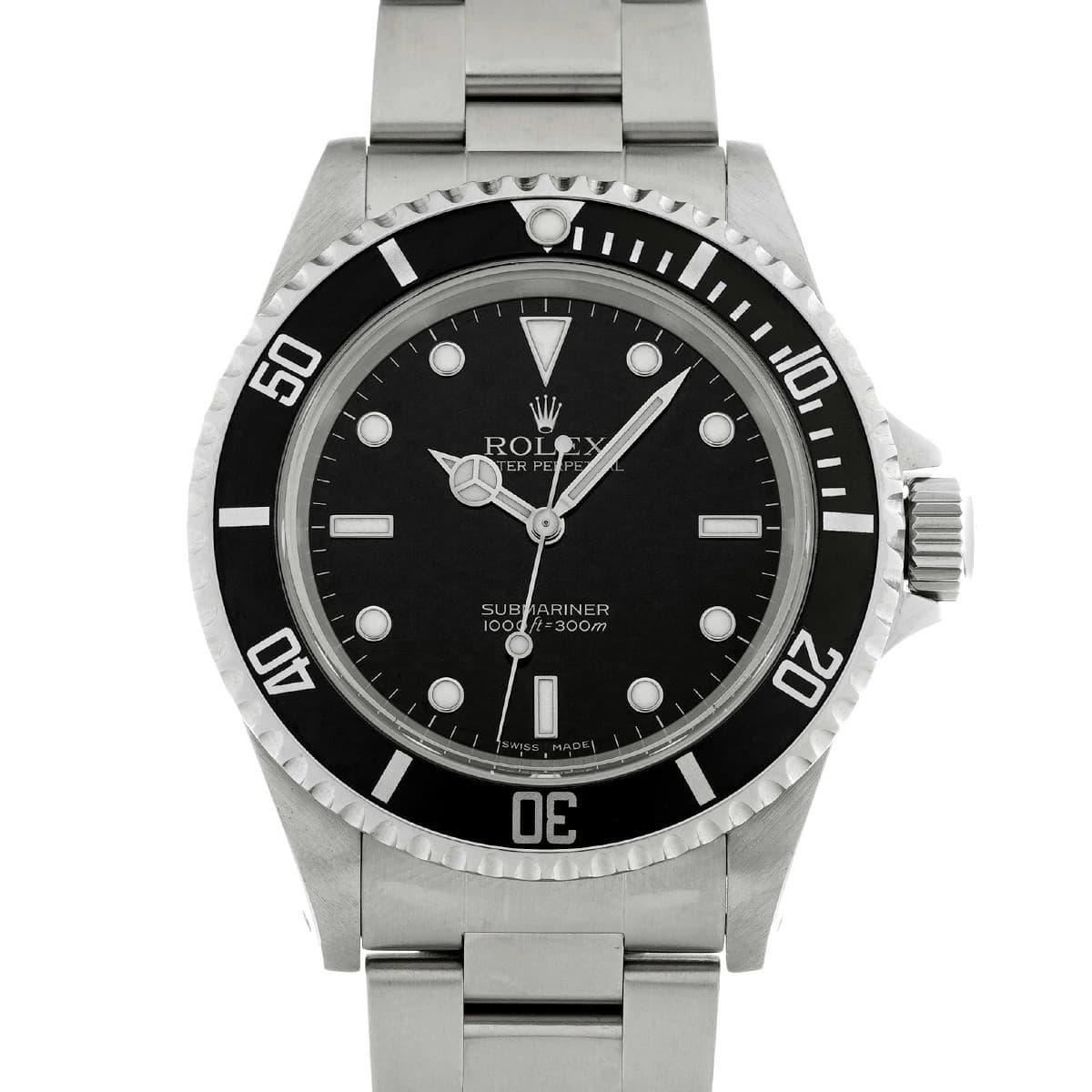 ROLEX Submariner 14060M Black Case Size 40 x 40 mm Men's Used Watch #41221