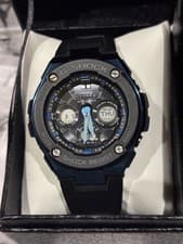 G-Shock GST-W300G-1A2JF Blue Digital Watch, Resin B,