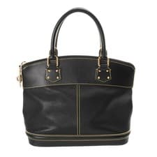 Used LOUIS VUITTON M91888 TH5017 Ladies Handbag Noir Suhali (Goat Leather) from