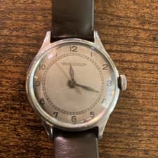 1940's Jaeger-LeCoultre P478 Steel WWII Military 33mm Vintage Watch