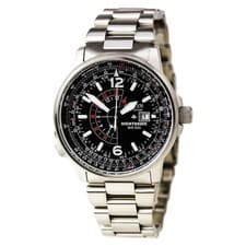 Citizen BJ7000-52E Mens Nighthawk Flight Black Dial SS Dive Watch