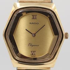 Rado 6313170 2 Watch Authentic Gold Dial Automatic Mens With Box 7 Links