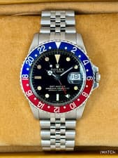1966 Rolex GMT-Master "Pepsi" 40mm 1675 Jubilee Black Dial (RSC CARD)