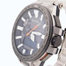 Casio Pro Trek PRX 8000T 7AJF Watch Manaslu Titanium Solar Triple Sensor