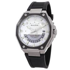 Bulova Series X Quartz White Dial Men's Watch 98B457