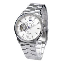ORIENT STAR Skeleton Watch Men White Dial Stainless Steel RE AT0003S
