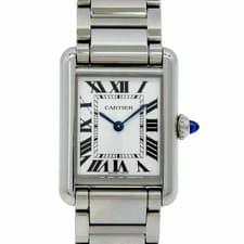 CARTIER Tank Mast Sm WSTA0051 Wrist Size 17cm Ladies Used Watch #41114