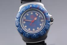 *Exc+5* TAG Heuer Formula 1 Professional 370.513 Blue 35mm Men's Qz Watch JAPAN