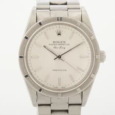 Rolex Air-King 14010M SS SS AT Silver-Face 2 Extra Links