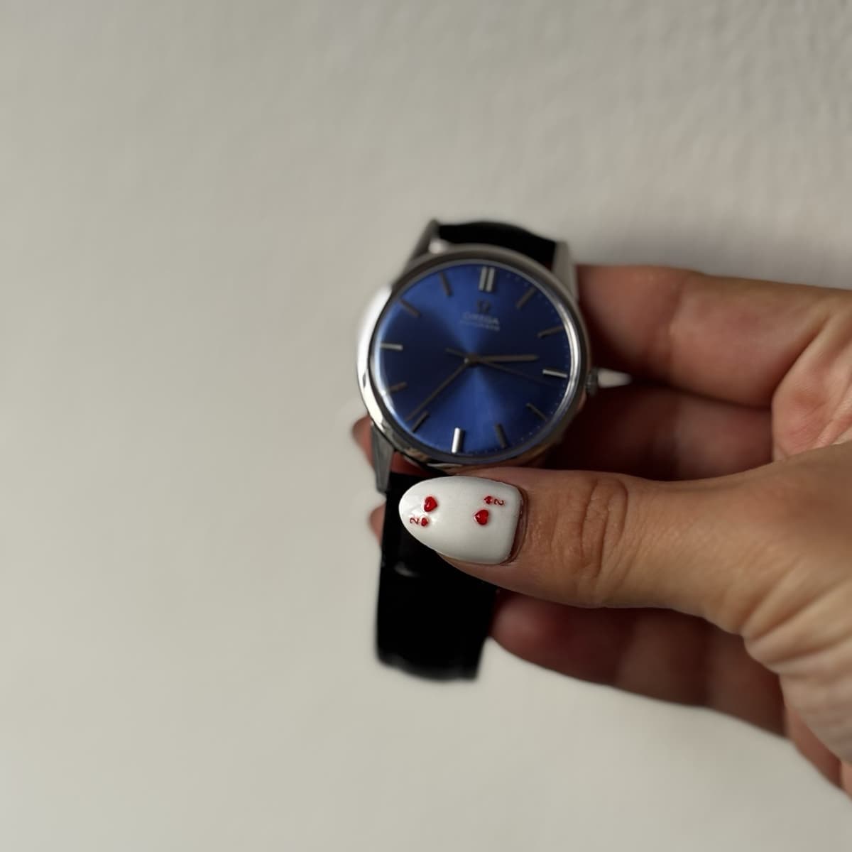 OMEGA 14753 SC-61 Vintage 34mm Watch - Blue Dial