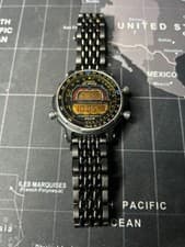 [RARE] Casio DW-401 “Sky Walker” Vintage Watch - Japan -  Beads of Rice Bracelet