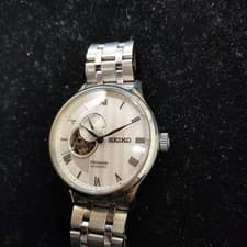 SEIKO Presage 4R39-00W0 White Dial Automatic Men's Watch Used Working #02
