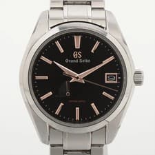 Grand Seiko Spring Drive SS SS AT black dial 9R65-0DH0