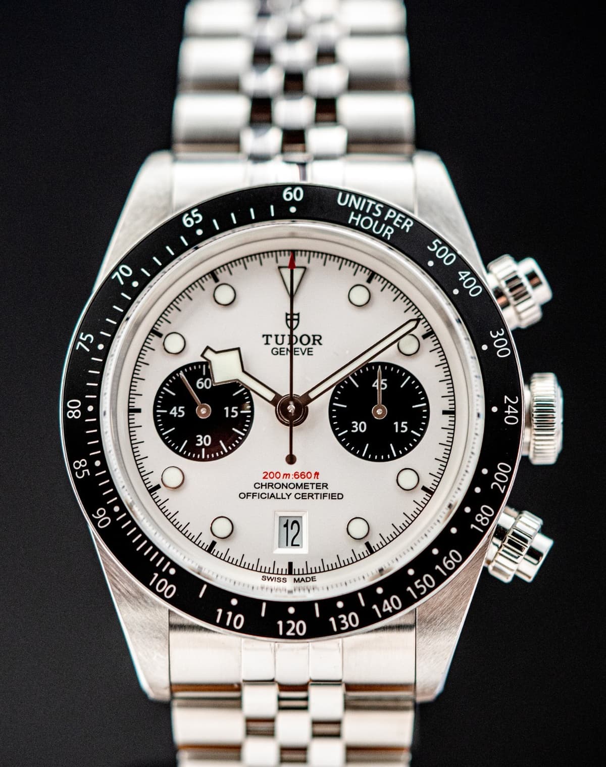 2025 TUDOR Black Bay Chrono Opaline Dial "Panda" Jubilee Bracelet 41mm