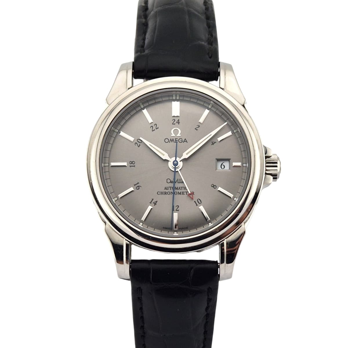 Omega 4833.40 DeVille GMT 38.7mm 2002 Box & Papers