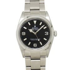 ROLEX Explorer 1 114270 Serial K Automatic Black Dial Mens Watch 90317256