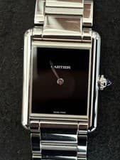 Cartier Tank Must De Lm Black Wsta0072