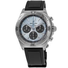 New Breitling Chronomat B01 42 Chronograph Ice Blue Men's Watch PB0134101C1S1