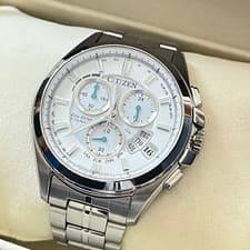 Citizen World Time Chronograph Titanium 44mm Solar Analog wrist 16cm/6.3in