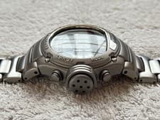 Excellent condition Casio Pro Trek PRT 3000 full titanium screw back Japan