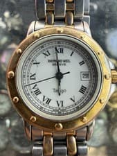 Raymond Weil Tango Unisex Two-Tone Roman Numerals Date Stainless Steel Watch