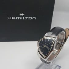 HAMILTON Ventura 6251 Quartz Mens Watch Stainless Steel 32mm Wrist 19cm