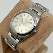 Rolex Air King 34mm 114200 Steel Concentric Silver Dial Unisex Automatic Watch