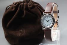 *Near MINT* Vintage HERMES Clipper CL4.210 24mm Date Quartz Ladies Watch JAPAN