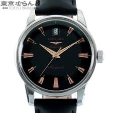 Longines Conquest Men'S Watch Automatic Ss Leather Heritage Date