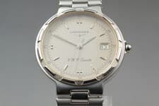 [N MINT] Longines Conquest VHP 4976 silver Dial 34mm Men Quartz Date From JAPAN