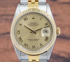 Rolex Datejust 16234 Two-Tone 18K & Stainless Automatic Mens Watch