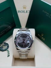 Rolex Datejust 41 NEW 2025 Wimbledon Roman Dial Stainless Steel Smooth Oyster
