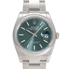 Rolex Datejust 36 126200 mint green/bar Dial