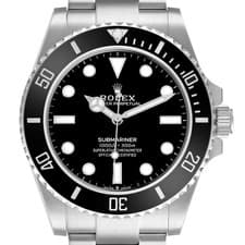 Rolex Submariner No Date Steel Ceramic Bezel Mens Watch 124060