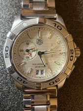 TAG Heuer Aquaracer WAP111Y Quartz Silver ︎ Date Small Seconds