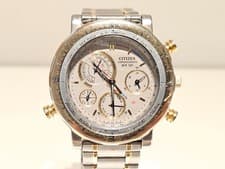 VINTAGE RARE SAILING ALARM CALENDAR CHRONOGRAPH MEN WATCH"CITIZEN"6750-G70218