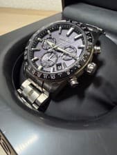 Seiko Astron SBXC003 GPS Solar Watch Men's 42mm Titanium Radio Controlled Pre-O