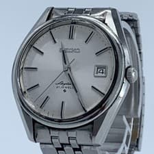 Seiko 6102-8000 Skyliner Manual Winding 21J Men’s Stainless Steel Watch SA410