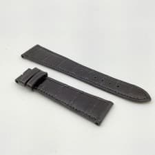 Patek Philippe Leather Watch Strap Black 21mm Band Used From Japan